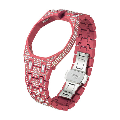Royal&Vicky Strap Exclusive Bioceramic Case & Bioceramic Strap Full Diamond