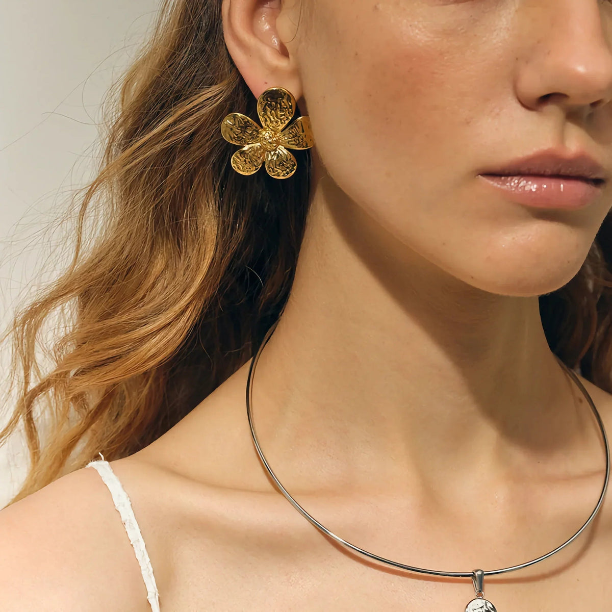 [Royal&Vicky]Daisy Gold Ohrringe