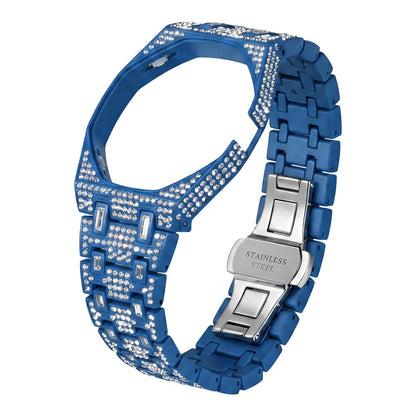 Royal&Vicky Strap Exclusive Bioceramic Case & Bioceramic Strap Full Diamond