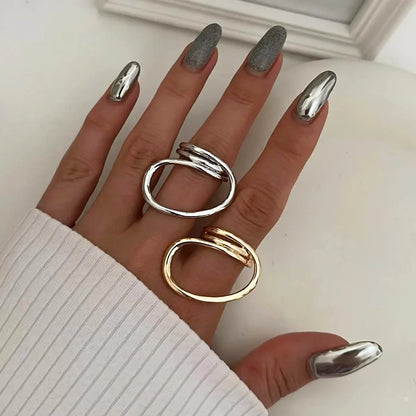 [Royal&Vicky]Meri Zeitgenössischer Goldring