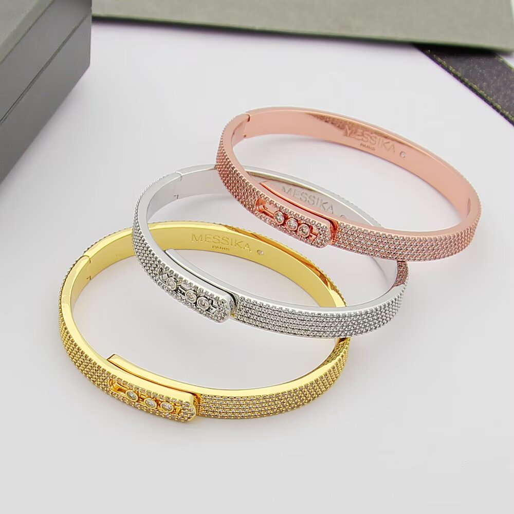 [Royal Jewellery]Move Noa Full Pavé Diamond Bangle Bracelet