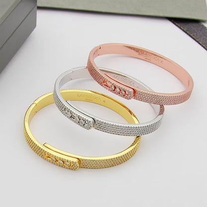 [Royal Jewellery]Move Noa Full Pavé Diamond Bangle Bracelet