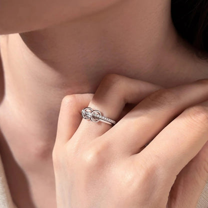[Royal&Vicky]Adela Stacked Diamond Ring