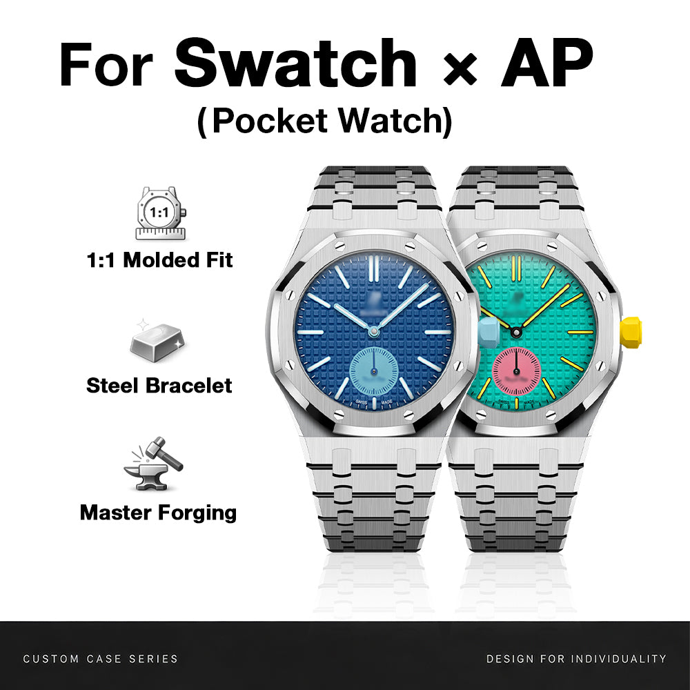 Royal Oak Pop Exklusives Stahlgehäuse & Armband Uhrband mit vollständiger Einfassung