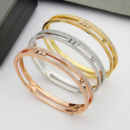 [Royal Jewellery]Move Romane pavé bangle