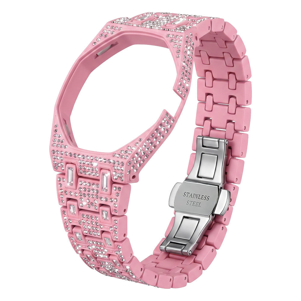 Royal&Vicky Strap Exclusive Bioceramic Case & Bioceramic Strap Full Diamond