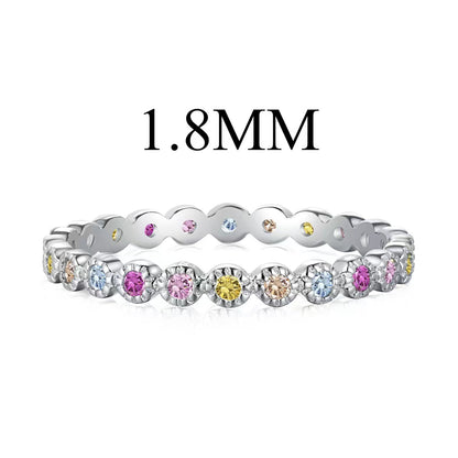 [Royal Jewellery]Unique Scintillating Round Cut Daily Ring