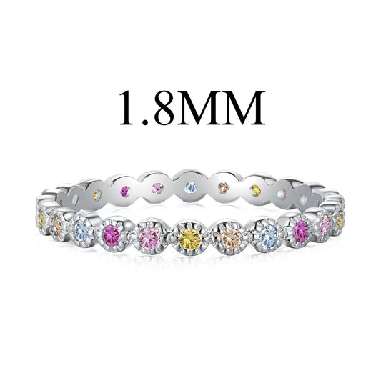 [Royal Jewellery]Unique Scintillating Round Cut Daily Ring