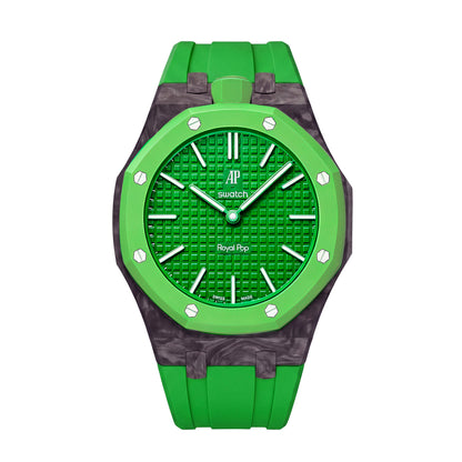 Royal Oak Pop Exclusive Gehäuse aus Karbonfaser & Silikonarmband