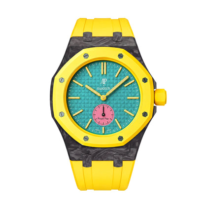 Royal Oak Pop Exclusive Gehäuse aus Karbonfaser & Silikonarmband