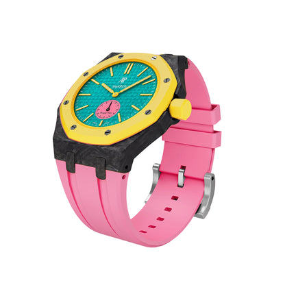 Royal Oak Pop Exclusive Gehäuse aus Karbonfaser & Silikonarmband