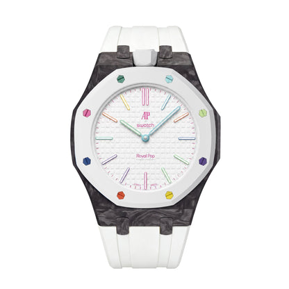 Royal Oak Pop Exclusive Gehäuse aus Karbonfaser & Silikonarmband