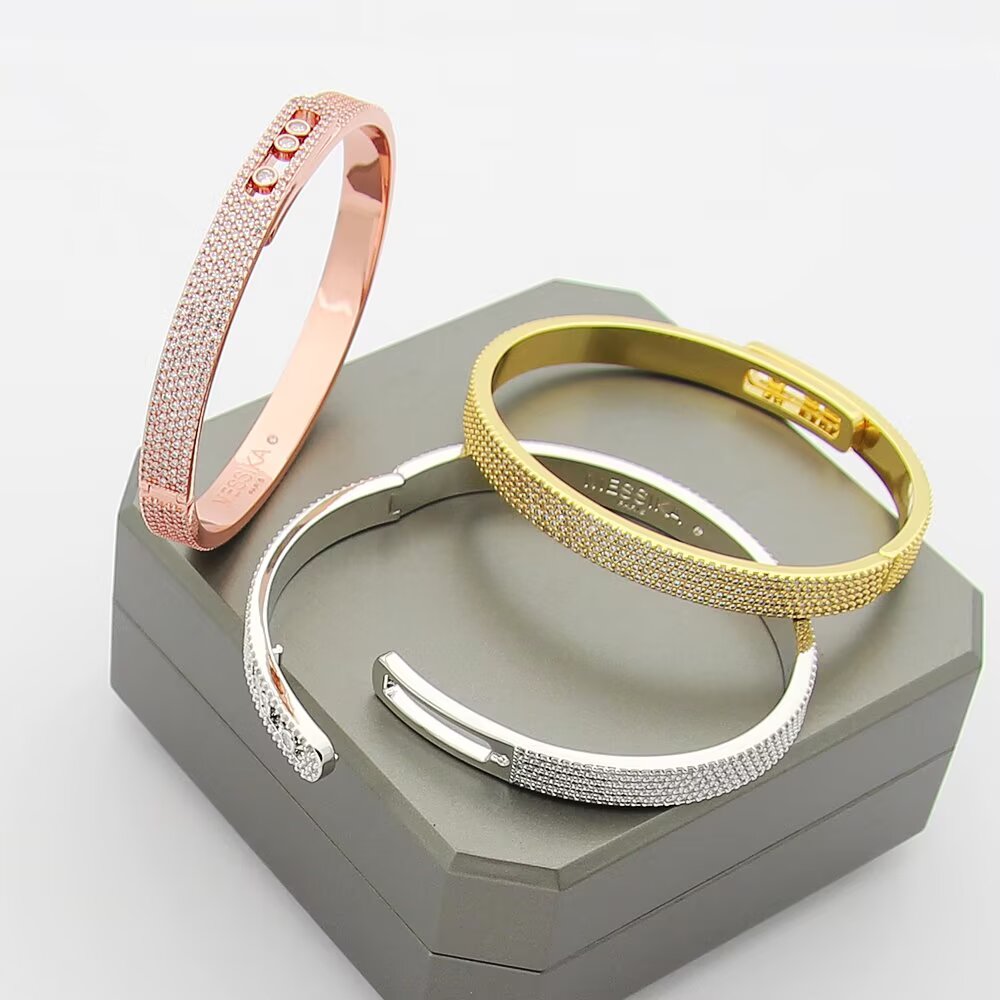 [Royal Jewellery]Move Noa Full Pavé Diamond Bangle Bracelet