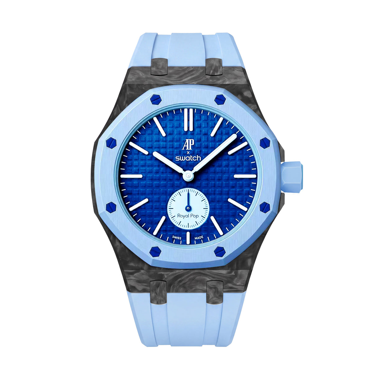 Royal Oak Pop Exclusive Gehäuse aus Karbonfaser & Silikonarmband