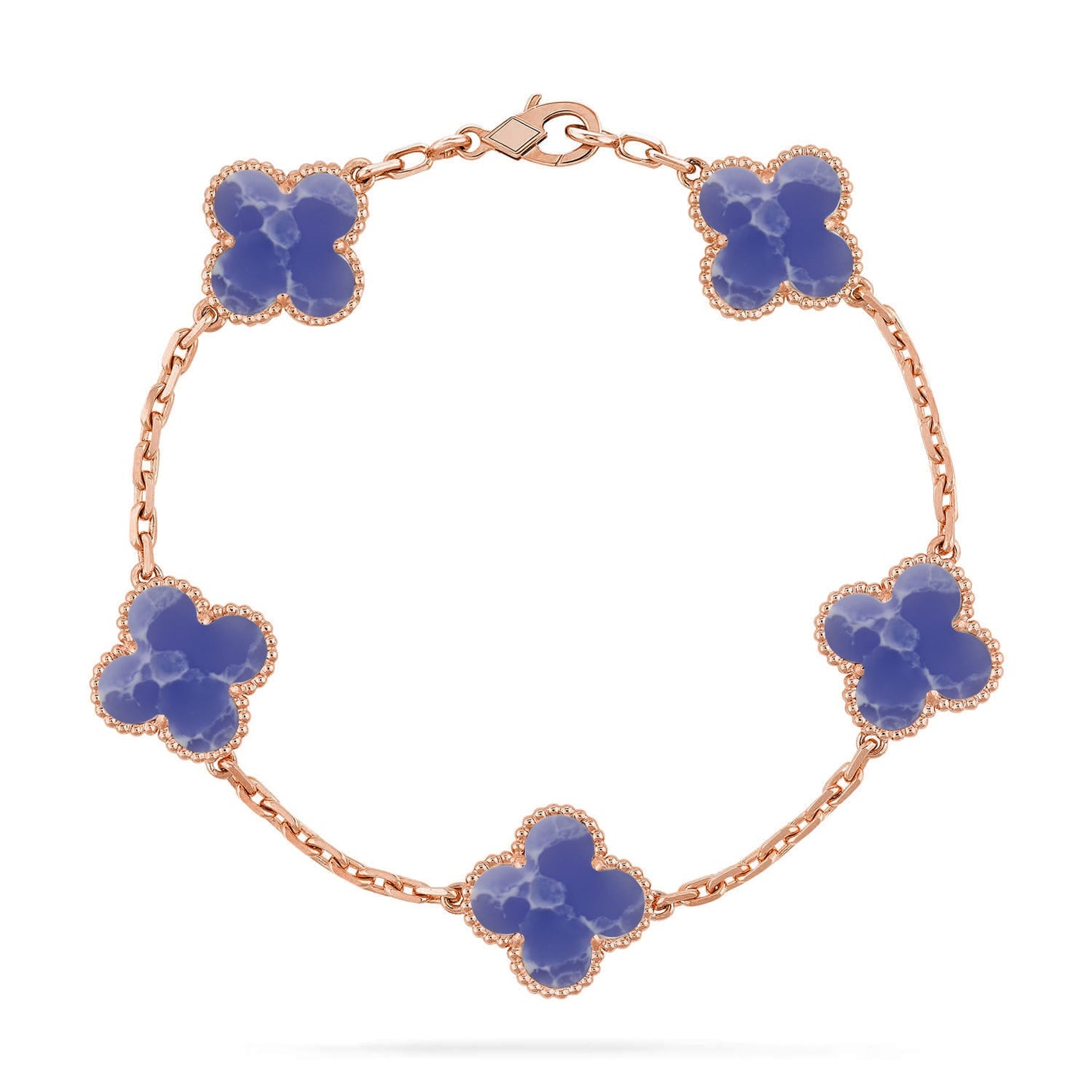 [Royal Jewellery]CLOVER 5 MOTIF BLUE VEINS BRACELET COLLECTION
