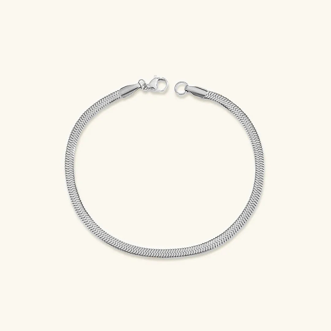 [Royal&Vicky]Vida Gold Herringbone Bracelet