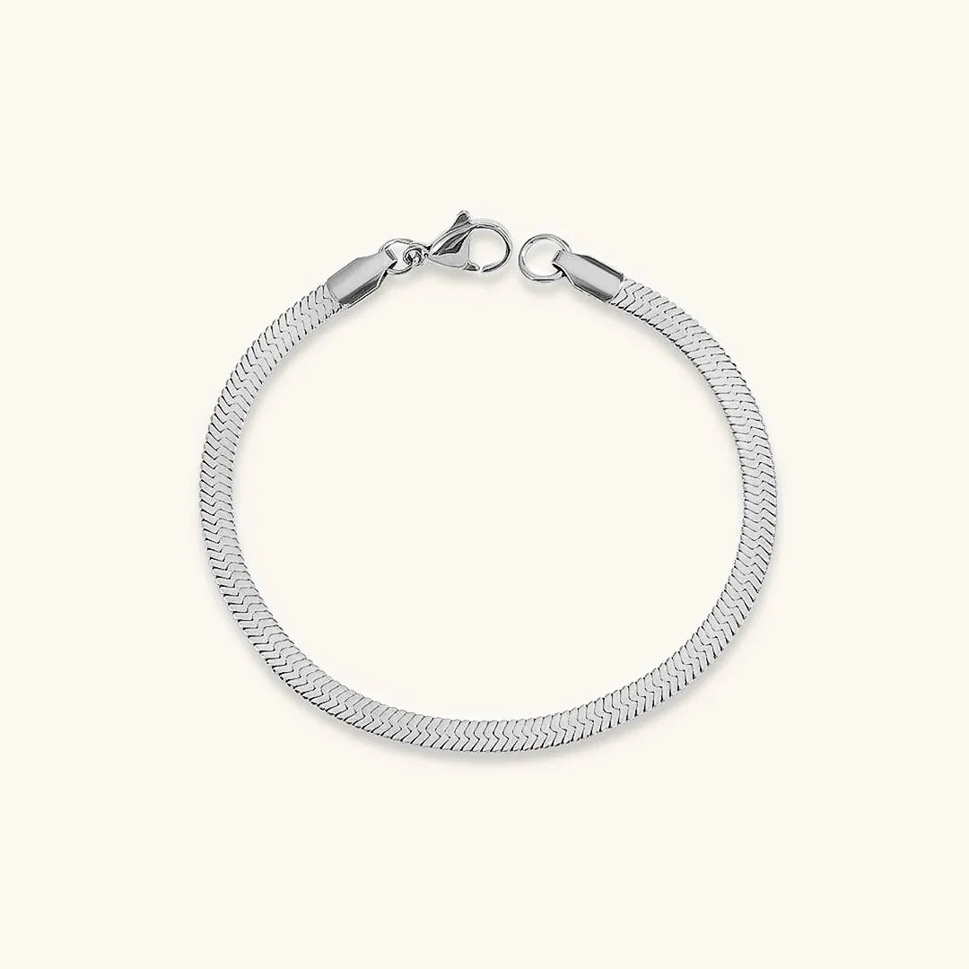 [Royal&Vicky]Vida Gold Herringbone Bracelet