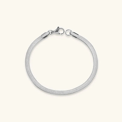[Royal&Vicky]Vida Gold Herringbone Bracelet