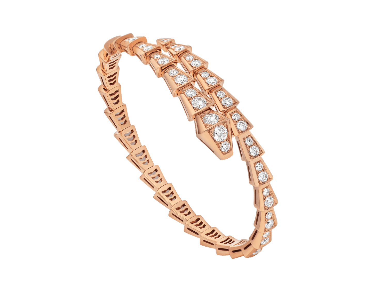 [ROYAL]SERPENTI BRACELET 6.8MM PINK GOLD DIAMOND