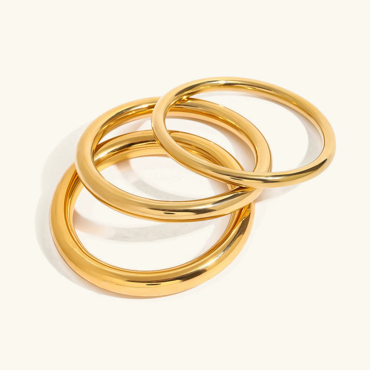 [Royal&Vicky]Lina Glatter Goldarmreif