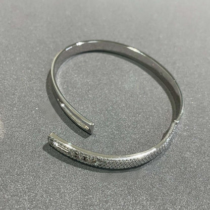 [Royal Jewellery]Move Noa Rose Gold Pavé Diamond Bangle Bracelet