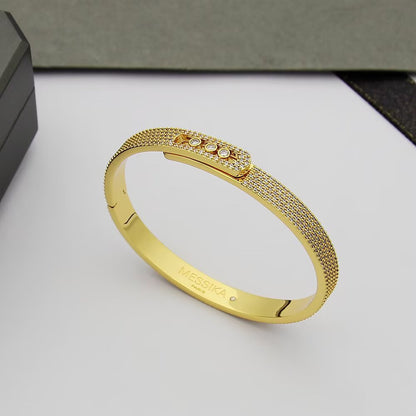 [Royal Jewellery]Move Noa Full Pavé Diamond Bangle Bracelet