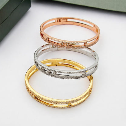 [Royal Jewellery]Move Romane pavé bangle