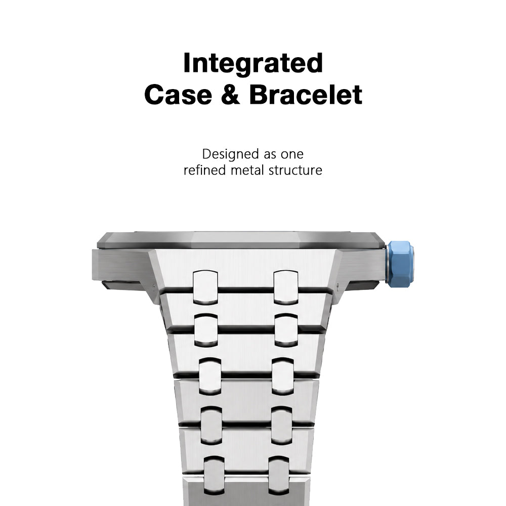 Royal Oak Pop Exklusives Stahlgehäuse & Armband Uhrband mit vollständiger Einfassung