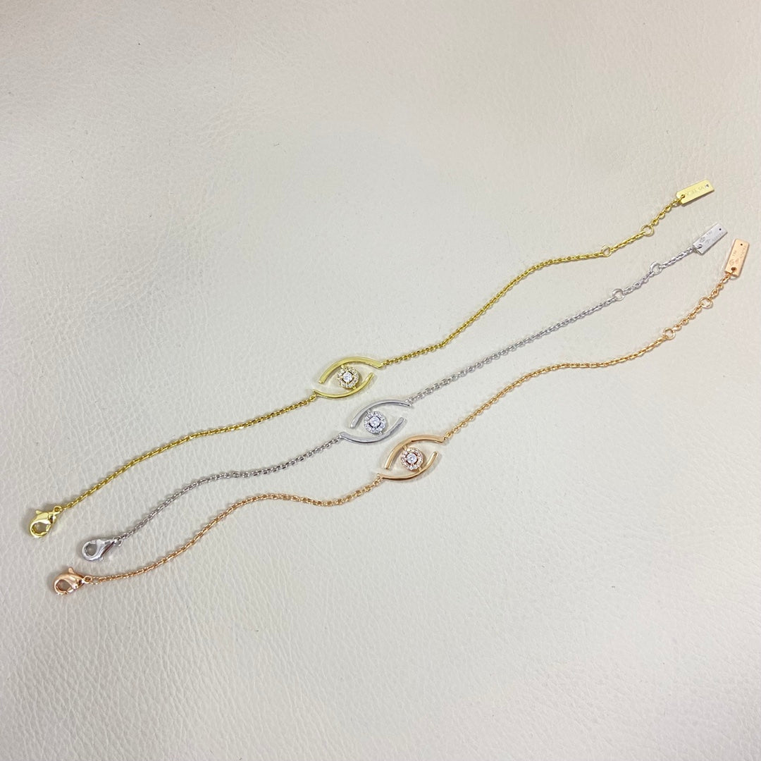 [Royal Jewellery]Lucky Eye Pave-Set Diamond Bracelet