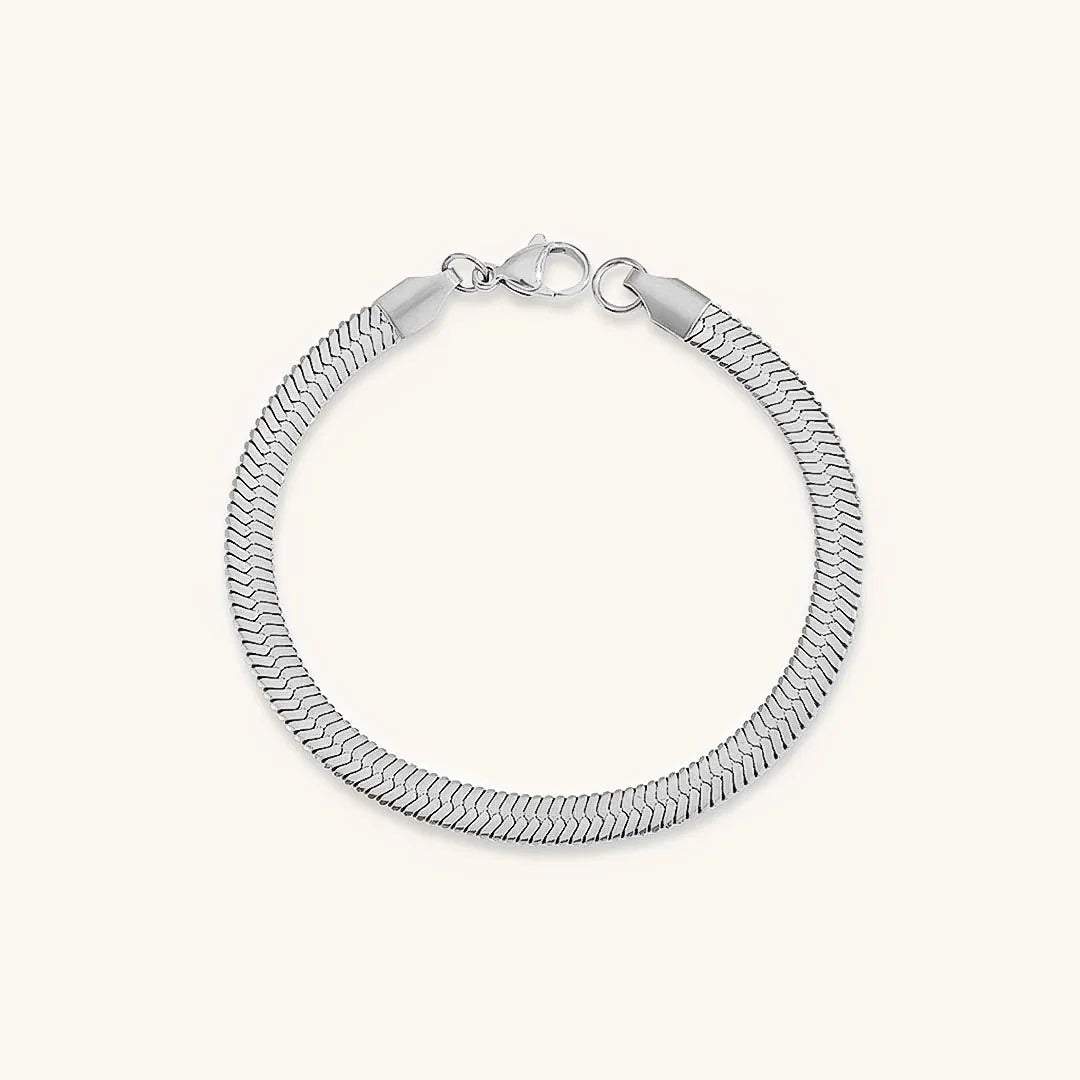 [Royal&Vicky]Vida Gold Herringbone Bracelet