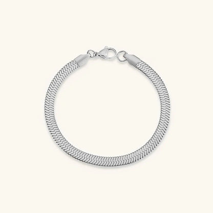 [Royal&Vicky]Vida Gold Herringbone Bracelet