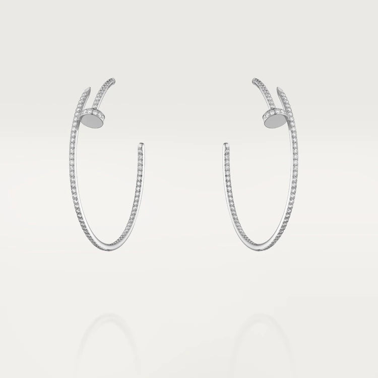 [ROYAL]JUSTE EARRINGS FULL DIAMONDS 1.8MM