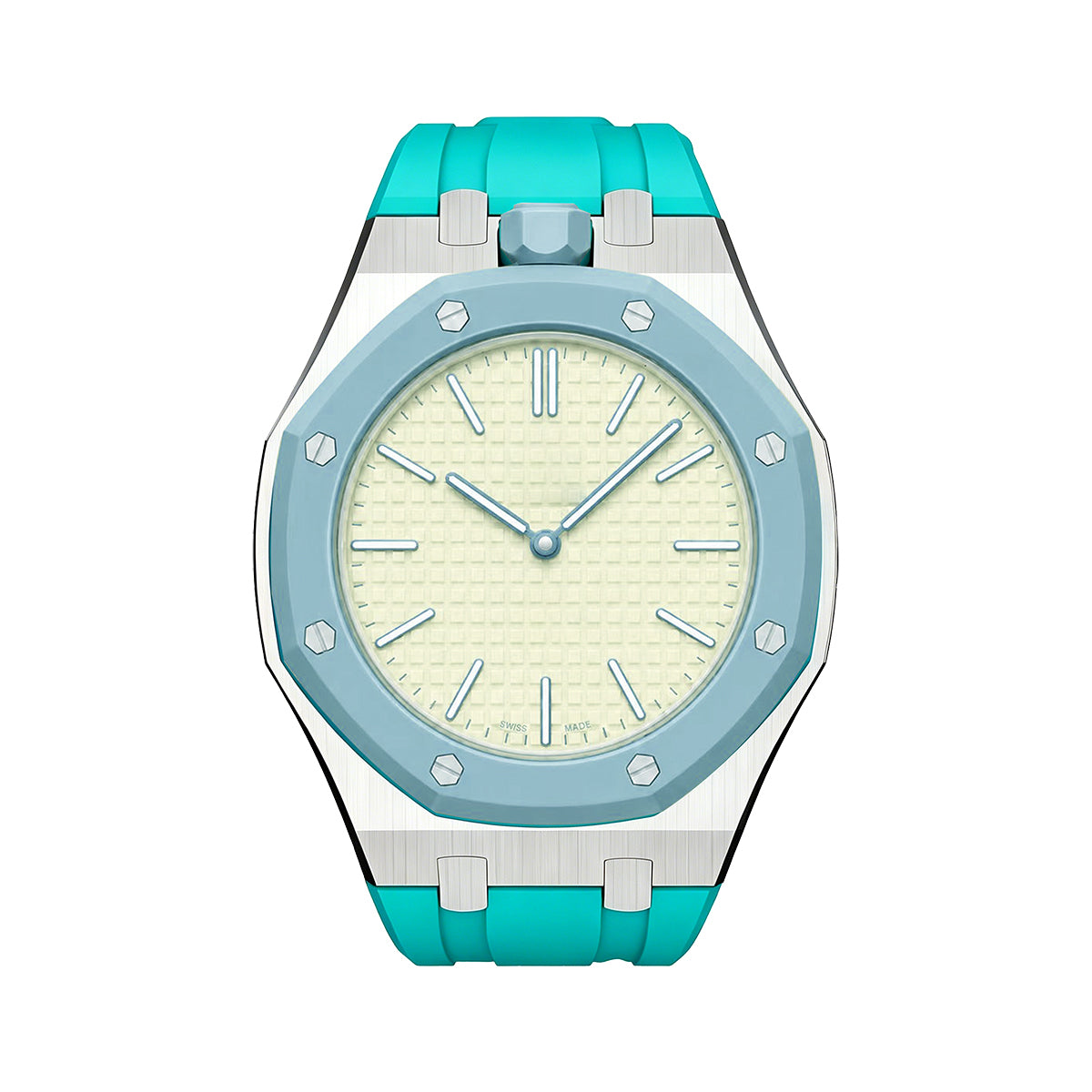 Royal&Vicky Strap Exclusive Steel Case & Silicone strap