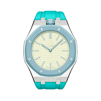 Royal&Vicky Strap Exclusive Steel Case & Silicone strap
