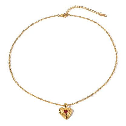 [Royal&Vicky]Vesper Gold Heart Necklace