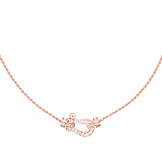 [ROYAL]FORCE 10 PINK GOLD DIAMOND NECKLACE