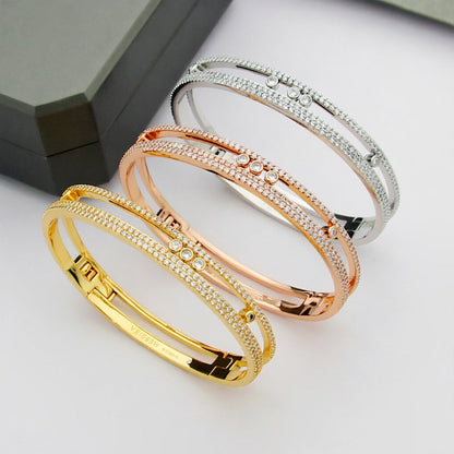 [Royal Jewellery]Move Romane pavé bangle