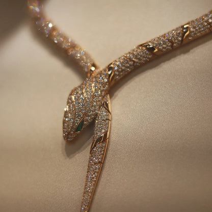 [Royal Jewellery]HAUTE COUTURE GOLD SERPENTI NECKLACE
