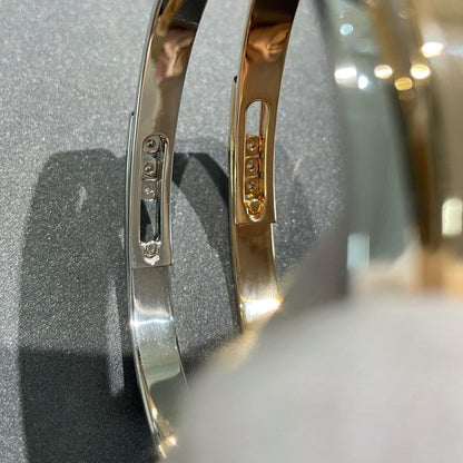 [Royal Jewellery]Move Noa Rose Gold Pavé Diamond Bangle Bracelet