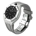 Royal Oak Pop Exclusive Steel Case With Diamond(Moissanite) & Silicone Strap