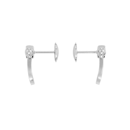 [ROYAL]FORCE 10 FULL DIAMOND STUD EARRINGS MINI MODEL