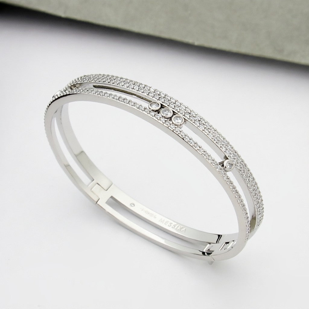 [Royal Jewellery]Move Romane pavé bangle