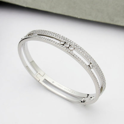 [Royal Jewellery]Move Romane pavé bangle