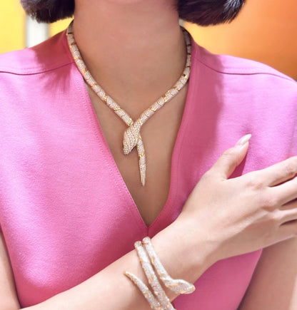[Royal Jewellery]HAUTE COUTURE GOLD SERPENTI NECKLACE