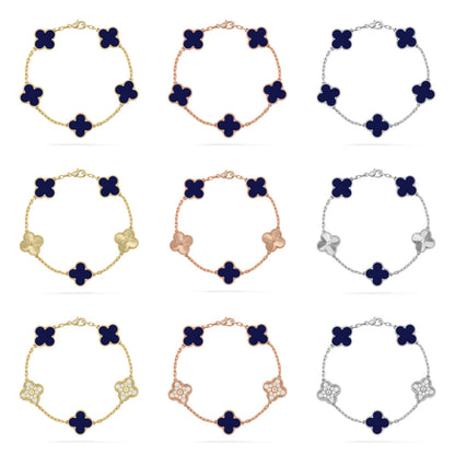 [Royal Jewellery]CLOVER 5 MOTIF LAPIS LAZULI BRACELET COLLECTION