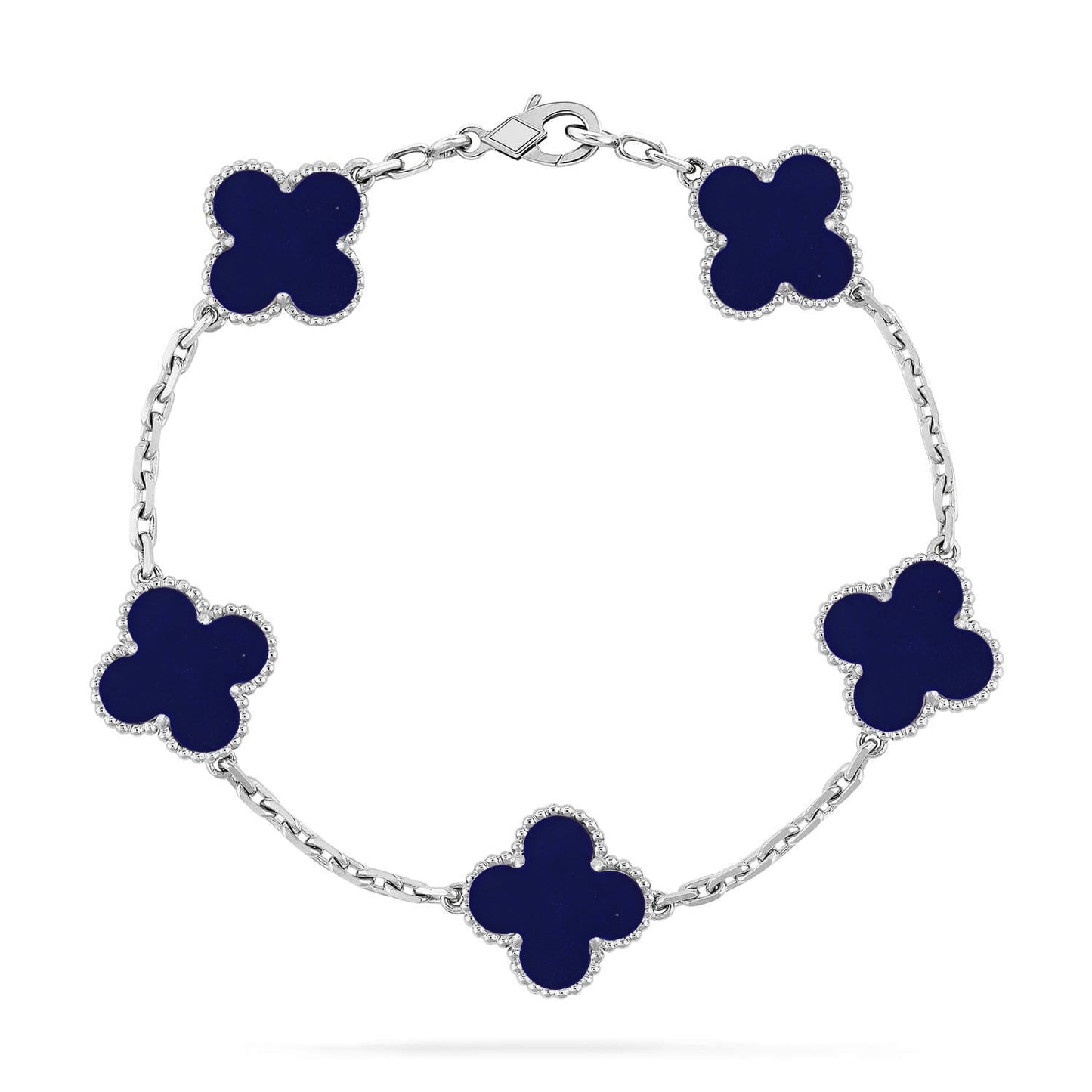 [Royal Jewellery]CLOVER 5 MOTIF LAPIS LAZULI BRACELET COLLECTION