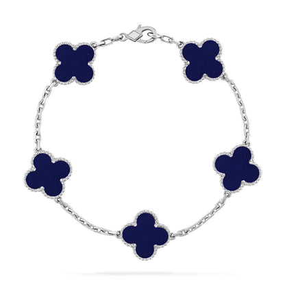 [Royal Jewellery]CLOVER 5 MOTIF LAPIS LAZULI BRACELET COLLECTION