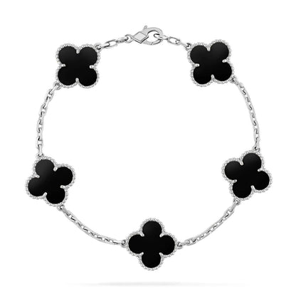 [Royal Jewellery] CLOVER 5 MOTIF ONYXS BRACELET COLLECTION