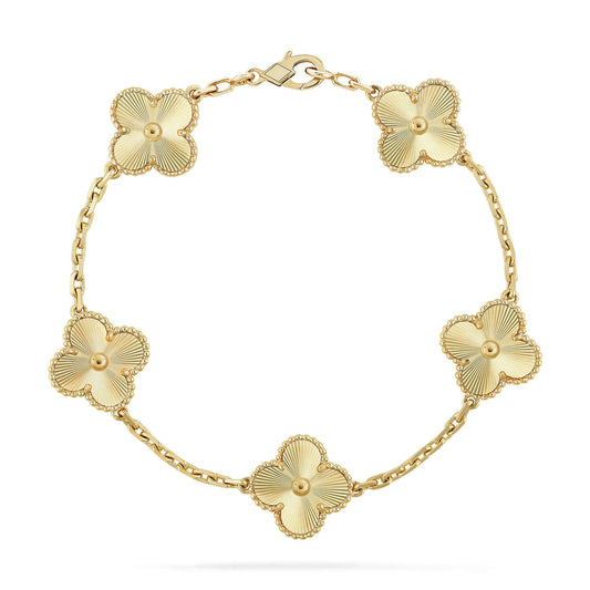 [Royal Jewellery] CLOVER 5 MOTIF LASER BRACELET COLLECTION