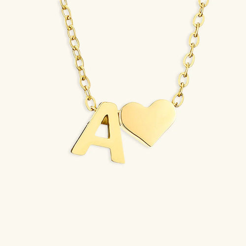 [Royal&Vicky]Ria-Anfangsbuchstaben-Goldkette